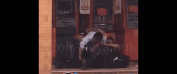 Two Weak Security Guards Struggled Taking A Gun Away From A Guy!