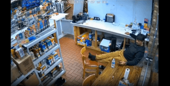 Store Clerk Was Minding His Business While On His Job Until This Happened!