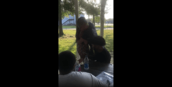 Dude Gets Mad And Forced His Girlfriend To Get In The Car After She Went To The Hood To Go Kick It With The Hood Guys!