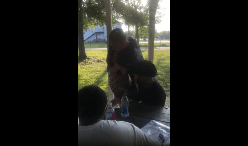 Dude Gets Mad And Forced His Girlfriend To Get In The Car After She Went To The Hood To Go Kick It With The Hood Guys!