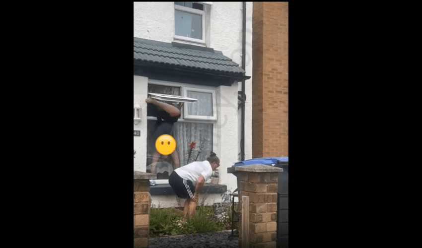 Two Women Locked Themselves Out And Tried To Go Thru A Window And It Didn’t Go As Planned!