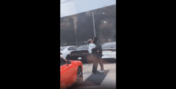 Dude Gets Exposed After He Was Caught At The  Dealership With His Sugar Momma About To Purchase A New Hellcat!