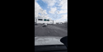 Off The Liquor: Dude Clowns A Guy That Was Driving Reckless In His Small Car Until He Flipped It!