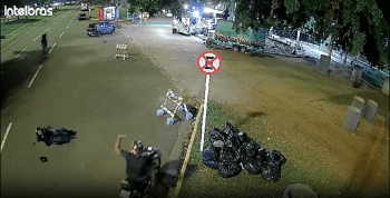 High Speed Chase Catches A Guy Crossing The Street!