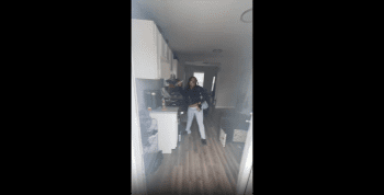 Woman Still Pulled Up On Her Ex Husband And Destroys His Things After He Got A Protection Order On Her!