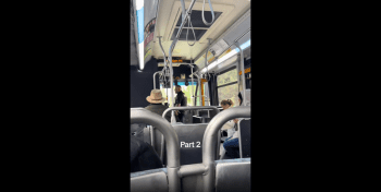 Police Pulled Over Public Transit Bus After Driver Honk At Him For Cutting Him Off!