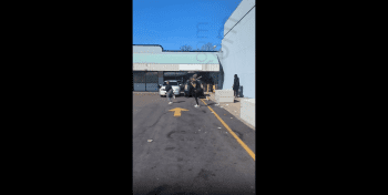 Girl Pulled Up On The Wrong Woman At Her Job And Got Introduce To A Baseball Bat!