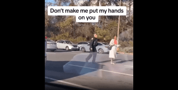 Im From New York: Police Caught Pushing Black Woman Around And Telling Her To Leave!