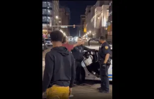 Dude Got Snatched Up By Police After He Tried To Check Them About Putting Hands On Him!