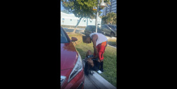 Is This His Sister? Dude Gets Into A Scuff With His Allege Fem/Stud Sister Over Some Money