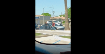 Black Man Saves White Woman From Her Toxic Boyfriend After He Seen Him Putting Hands On Her During A Argument!