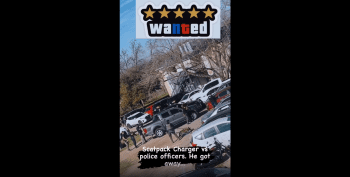 Scatpack Driver Gets Away From Police Officers That Shot At His Car!