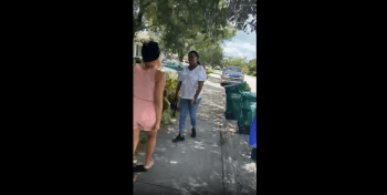 3 Young Girls Beat The Brakes Off A Older Woman That Kept Picking With Their Grandma!