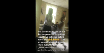 Sidechick Gets Mad After She Didn’t Know Her Girlfriend Had A Wife And Went Off On Her For Being With Her!