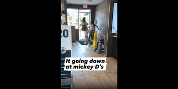 Stud Did This To Her Girlfriend That Wouldn’t Leave Her Alone After She Ended Their Relationship In Mcdonalds