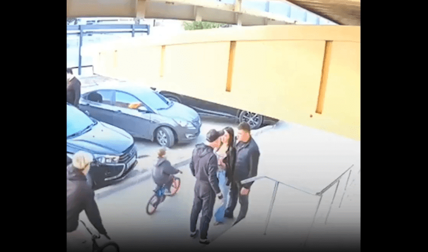 Dude Gets Laid Out By A Man After He Disrespected His Wife