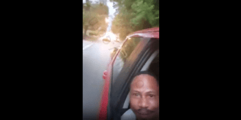 Insane: Dude Clowns Both Of His Babymothers That Was Chasing Him In His Car With His New Girlfriend