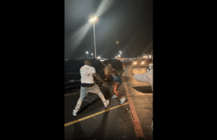 Dude Dog Walked A Group Of Girls After They Tried To Jump His Girlfriend During A Fade!