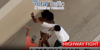 Woman Tried To Poke Two Guys With A Screwdriver After Crash