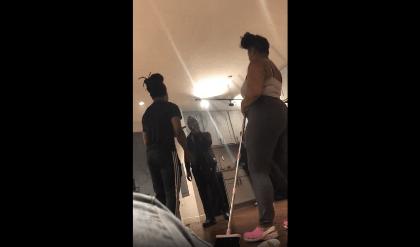 Girl Invited Her New Boyfriend And Her Babyfather To Her New Crib And This How It Turned Out