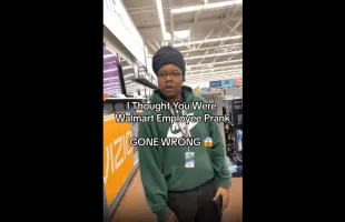 Stud Gets Mad After A Guy Kept Harassing Her About Working A Walmart