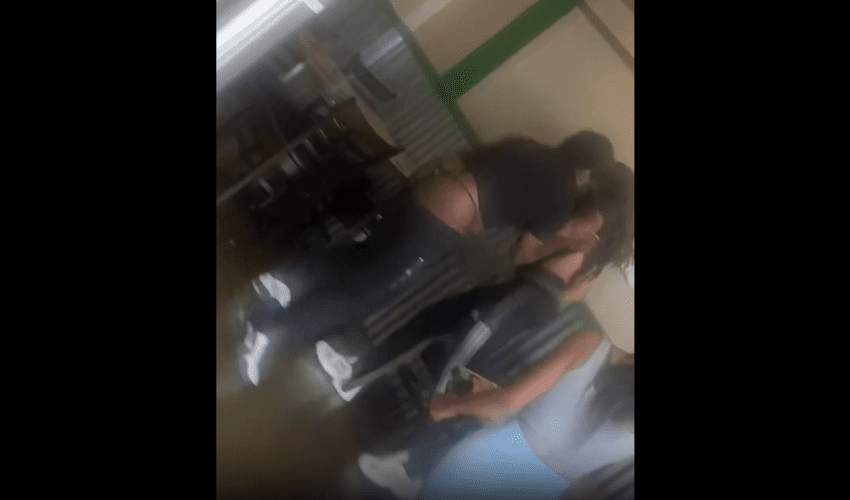 Dude Had A Whole Thong On During While Getting A Beatdown