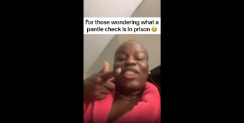 Pantie Check: Trans Girl Explains What Happens To Trans Girls In Prison If They Have On Boxers Instead Of Panties!