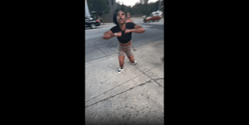 Camera Girl Was Cheering Her Friend On While Recording Until This Happened