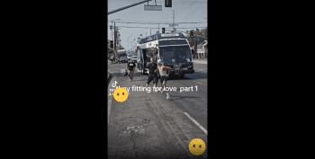 Bro Tried To Get His Ex Girlfriend Back While She Was With Her New Boyfriend But He Was Too Scared Of Him