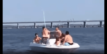 Group Of Friends Had Too Many Drinks On The Boat And Gets Into A Altercation