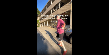 Dude Stomps Out A Old Guy After He Caught Him Going Thru His Car