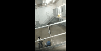 Tables Turned: Prison Guard Gets His Pepper Spray Taken By Inmate And Gets Sprayed Himself After He Tried To Come In And Spray Inmate