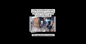 Creep Serve Street Justice By Community For Recording Little Girls In Bronx New York