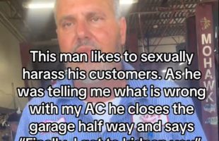 Guy Told A Woman He Will Kidnap Her At His Job For Wearing Inappropriate Clothing