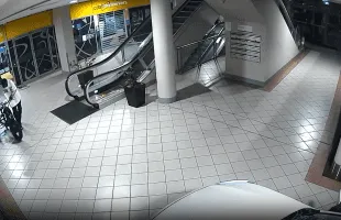 Police Released Footage Of Two Men Raiding A Shopping Mall With Their Just To Steal A Bike