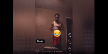 Dude Goes Insane And Shoots At The Wall After Hitting A Laced Blunt On Live