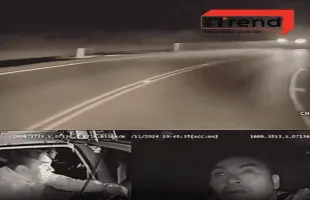Truck Driver Loses His Brake On The Road And Did This To Save Himself And And Others Around Him