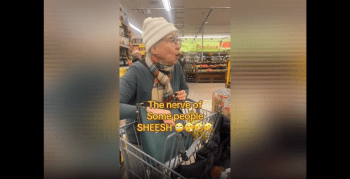 Karen Met Her Match In The Grocery Store After She Rammed Somebody With Her Buggie