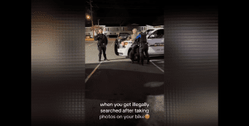 WTF: Police Caught Illegally Searching A Woman And Putting His Hands And Flashing His Light In Her Pants