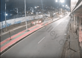 Bro Paid The Price For Trying To Make A Turn In Ongoing Traffic