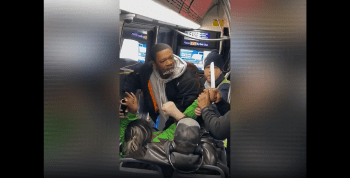 Man Still Gets Blamed After He Tried To Take A Knife Away From A Woman That Tried To Poke Him On The Bus
