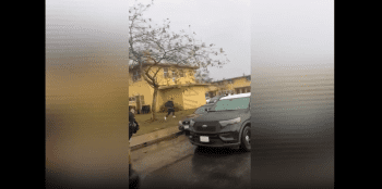 The Hood Tried To Help The Homie Run From The Police But He Still Got Caught