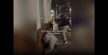 Man Tried To Protect His Girlfriend But Ends Up Getting His Head Slammed Into A Brick Wall