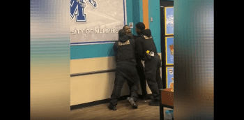 Two Aggressive Security Guards Tries To Detain A Man After They Caught Him Stealing In Krogers