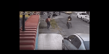 Desperate Woman Instantly Hands Over Her Phone To A Robber And Gives Him The Password After Seeing Him On His Bike