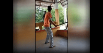 Dude Gets Smacked Hard With A Machete