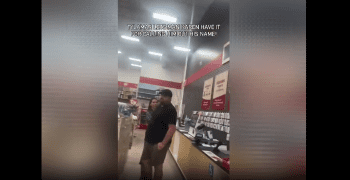 Dude Came Out His Feminine Side And Turned into A Man Quick After A Male Karen Threaten To Call Police On Him