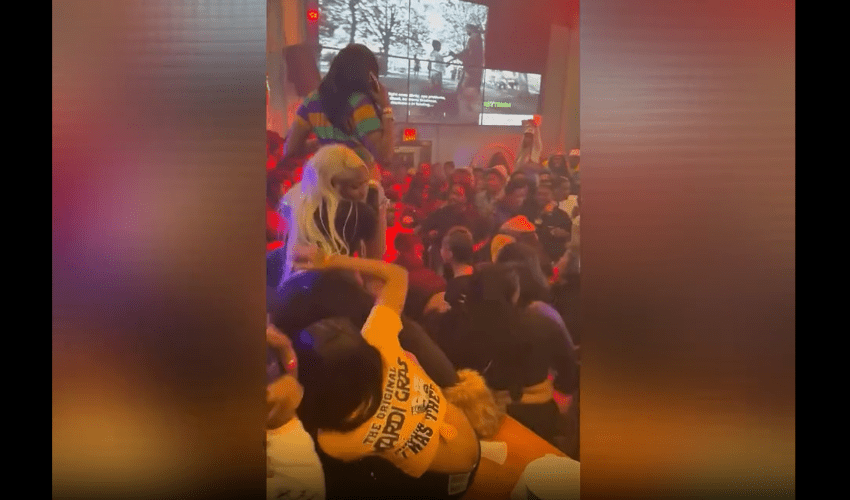 They Will Never Try This Again While A Riot Was Going Down In The Club