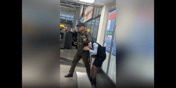 Man Held A Airport Worker Hostage With A Knife