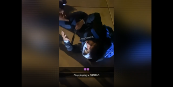 Dude Gets Caught Slipping After He Took A Ball From A Group Of YNs